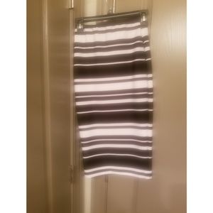 Striped Pencil Skirt
